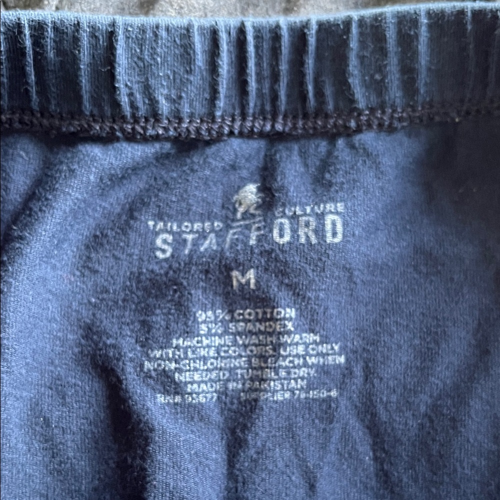 Stafford Men's Underwear in Gray and Navy - Picture 2 of 5